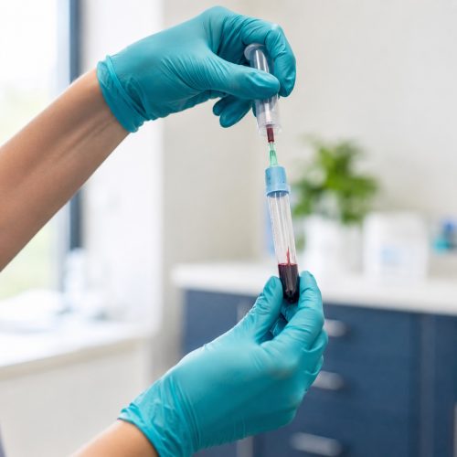 Blood collection in a medical setting