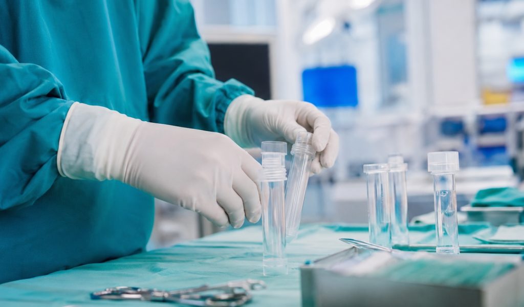 Sterile setup in operating room